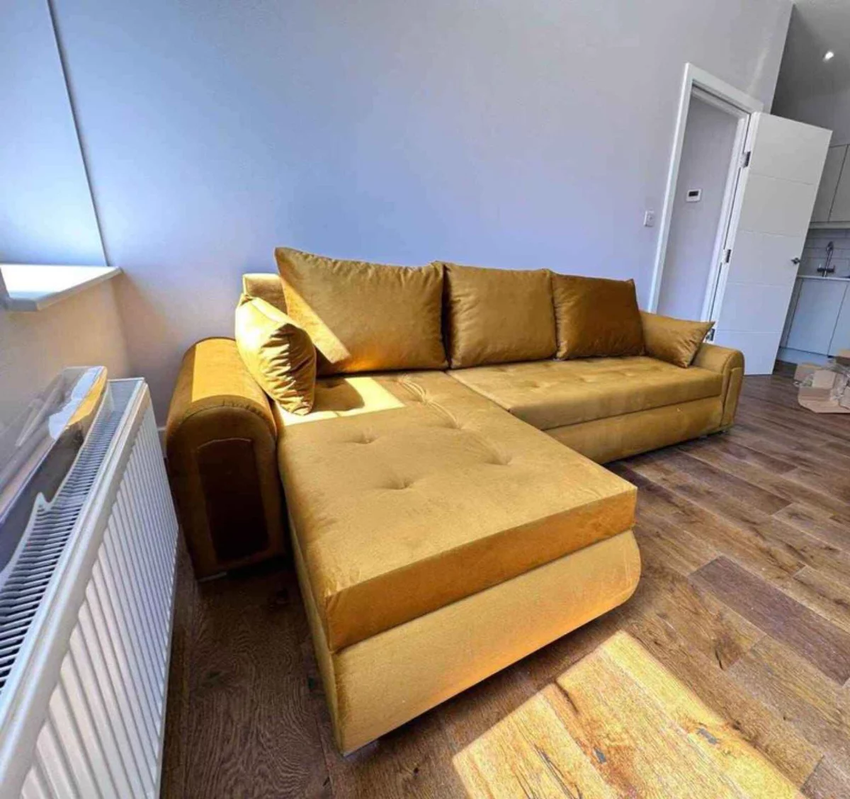 Berlin-Sofa-bed-with-storage Colors Available : Black Grey Dark Gray Charcoal Blue
