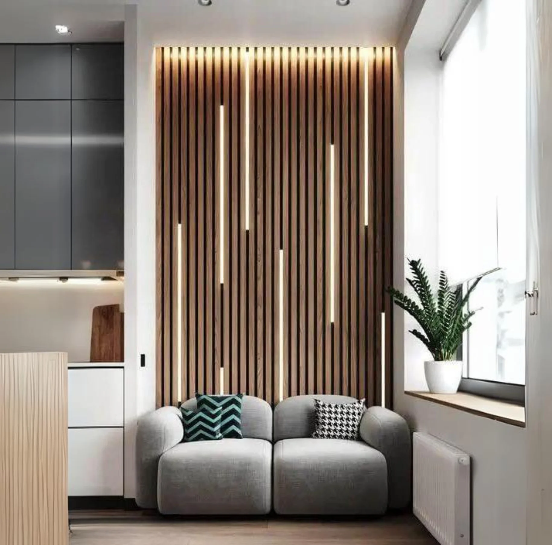 Slat Wall Panels wood effect