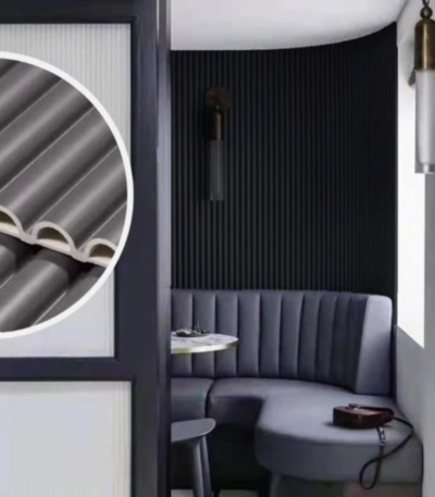 Black Fluted Wall Panels