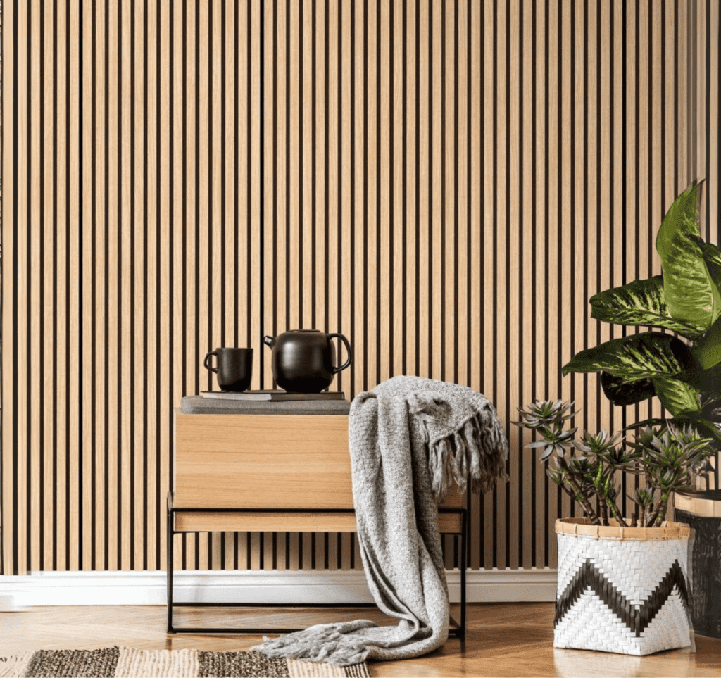 Wood Effect Slatted Wall Panels