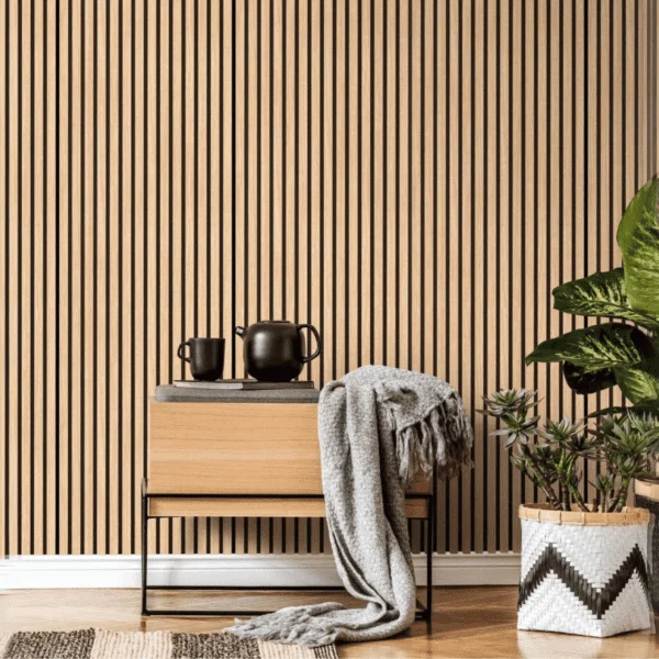 Wood Effect Slatted Wall Panels