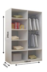 Elegant Wardrobe with Sliding Doors UK