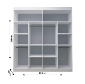Wardrobe with Ample Storage UK