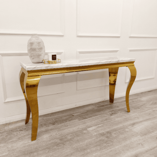 Louis Gold Console Table