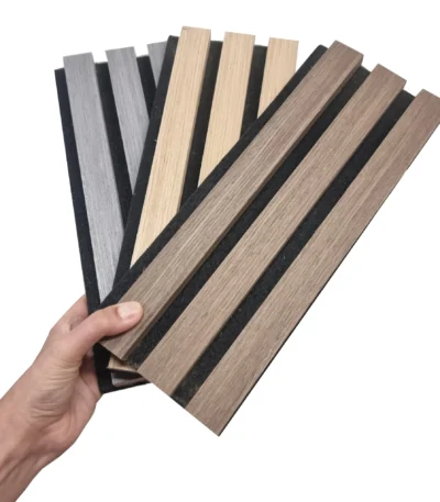 Real Wood Slated Wall Panels