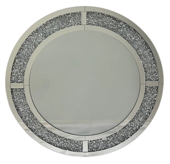 Round Diamond Crush Mirror